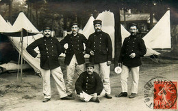 Maisons Laffitte * Carte Photo Militaire 1914 * Régiment * Soldats Militaires - Maisons-Laffitte