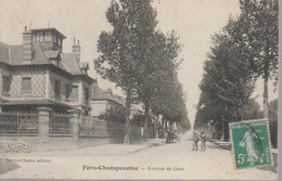 FERE - CHAMPENOISE -AVENUE DE GARE - Fère-Champenoise