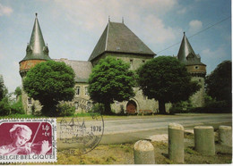 CPM Magermans - Château-Fort De Solre-sur-Sambre - Reine Elisabeth - Concours Musical - 1976 - Belle Oblitération. - Erquelinnes