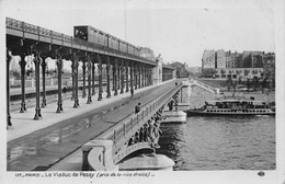 A-20-3955 : LE VIADUC DE PASSY AVEC LA RAME DE METRO - Métro