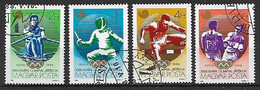 UNGHERIA 1988 GIOCHI OLIMPICI YVERT. 3160-3163 USATA VF - Used Stamps