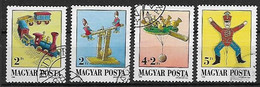 UNGHERIA 1988 VECCHI GIOCHI YVERT. 3177-3180 USATA VF - Used Stamps