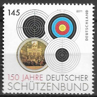 2011  Deutschland Allem. Fed.Mi. 2881R **MNH Mit Nr. 200    150 Jahre Deutscher Schützenbund - Ungebraucht
