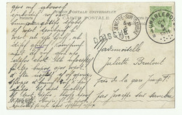 N°83 - 5c. Vert, Obl. Sc CHARLEROI 1b Sur CP Du 5-II-1911 + Griffe DOISCHE Vers Jemeppe-sur-Sambre - 16217 - Linear Postmarks