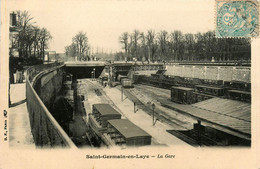 St Germain En Laye * La Gare * Wagon * Ligne Chemin De Fer Yvelines - St. Germain En Laye