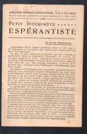 (esperanto) Petit Interprète Esperantiste  1929 (PPP23892) - Dictionnaires