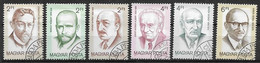 UNGHERIA 1988 LAUREATI VINCITORI DEL PREMIO NOBEL YVERT. 3188-3193 USATA VF - Used Stamps