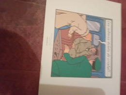 Ex Libris 20x24 Cm Extrait De Tintin  Les 7 Boules De Cristal Planche 21  Strip 3 - Künstler G - I