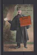 SCHERPENHEUVEL-MONTAIGU-FACTEUR-POSTBODE-LEPORELLO-KAART-MET 10 ZICHTJES-VERSTUURD-1920-RARE-ZIE DE 3 SCANS - Scherpenheuvel-Zichem