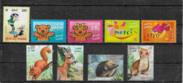 FRANCE - Yvert  N° 3370 - 3377 à 3380 - 3381 à 3384 ** - Unused Stamps