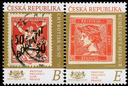 Czech Republic - 2020 - Stamp Rarities - 50/50 Surcharge And Red Mercury - Prestige Philately Club - Mint Stamp Set - Unused Stamps