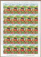 AC - TURKEY STAMP -  2020 INTERNATIONAL YEAR OF PLANT HEALTH MNH FULL SHEET LADYBUG 24 SEPTEMBER 2020 - Used Stamps