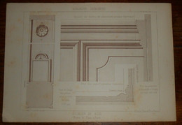 Escalier En Bois Au Musée De Cluny à Paris. Menuiserie - Ebénisterie. 1887. - Other Plans