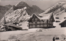 2) HIRSCHEGG - Kleinwalsertal - KREUZ Wein Klause - Alte Verschneite Ansicht Bärenkopf Widderstein - Kleinwalsertal