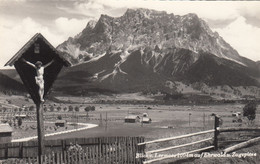 3) Blick V. LERMOOS Auf EHRWALD U. ZUGSPITZE - Einzelne Häuser U. Kreuz ALT !! - Lermoos