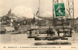 Marseille * La Passerelle Du Pont Transbordeur Et Notre Dame De La Garde - Vecchio Porto (Vieux-Port), Saint Victor, Le Panier