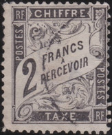 France    .    Yvert  .     Taxe 23  (2 Scans)       .  O     . Oblitéré  .   /   .  Cancelled - 1859-1959 Usados