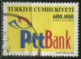 Turkey 2004 - Mi. 3369 O, Emblem Of PTT Bank - Oblitérés