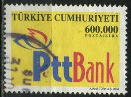 Turkey 2004 - Mi. 3369 O, Emblem Of PTT Bank - Oblitérés