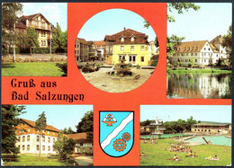 E1231 - TOP Bad Salzungen Gaststätte Grundhof Freibad - Auslese Bild Verlag - Bad Salzungen