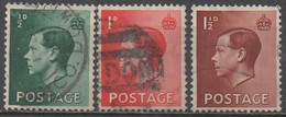 GRANDE BRETAGNE__  N° 205/206/207__OBL VOIR SCAN - Used Stamps