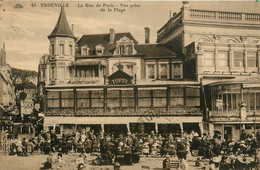 Trouville * La Rue De Paris * Vue Prise De La Plage * établissement " TOPSY " * Buvette Bar - Trouville