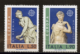 Europa CEPT 1974 Italie - Italy - Italien Y&T N°1171 à 1172 - Michel N°1440 à 1441 *** - 1974
