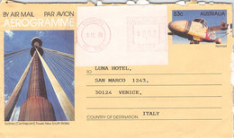AUSTRALIA - AEROGRAMME 1989 - ITALY /ak994 - Aerogramas