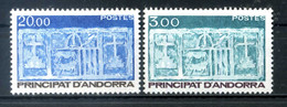 1984 ANDORRA FRANCESE SET MNH ** 335/336 Primo Stemma D'Andorra - Nuevos