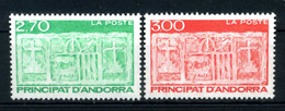 1996 ANDORRA FRANCESE SET MNH ** 472/473 Primo Stemma D'Andorra - Neufs