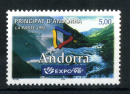 1998 ANDORRA FRANCESE SET MNH ** 505 Expo - Neufs