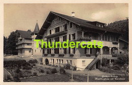 CPA CARTE DE PHOTO FOTOKARTE GOLDERN BRUNIG HASLIBERGHAUS MIT TURMHAUS - Hasliberg