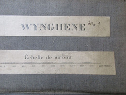 Wingene - Stafkaart Wellicht Ca 1890 - Met Zwevezele  Koolskamp Egem Lakebossen Vrijgeweed Aspergem Meiboom Vuilpanne - Cartes Topographiques