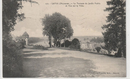 DEPT 53 : édit. A Lamiré N° 272 : Laval La Terrasse Du Jardin Public Et Vue Sur La Ville - Laval