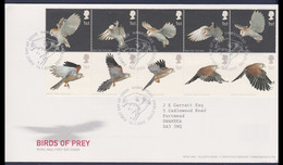 Great Britain FDC 2003 Birds Of Prey 10 X 1st Class Stamps (LD5) - 1991-00 Ediciones Decimales
