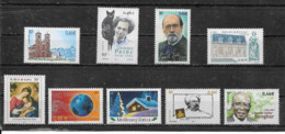 FRANCE - Yvert  N° 3506-3524-3525-3531-3532-3533-3536-3537 ** - Unused Stamps