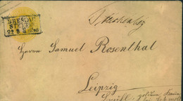 1864 (ca.), 3 Sgr. Ganzschenumschlag Per Bahnpost ""BRESLAU-STETTIN" - Postal  Stationery