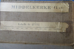Middelkerke -  Stafkaart Circa 1890 Wellicht - Met Middelkerke En Vooral Veel Water - Cartes Topographiques