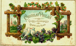 Chromo  Gaufré  / Chocolat Poulain  / Goutez Et Comparez - Poulain