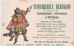 BUVARD TEINTURERIES BERTRAND à Epinal- Le Chat Botté.... - Textile & Vestimentaire