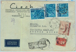 94172 -  POLAND - POSTAL HISTORY - Michel # 619*3 Ovrp GROSZY On COVER 1950 - Otros & Sin Clasificación