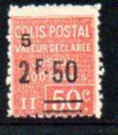 France : Colis Postaux N° 64* - Neufs