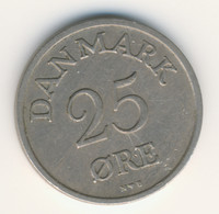 DANMARK 1952: 25 Öre, KM 842 - Denemarken