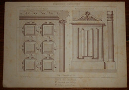 Porte De Chapelle. Menuiserie - Ebénisterie. M. Lavaud, Menuisier à Marly Et M. Delisle, Architecte à Paris 1887. - Other Plans