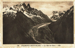 74 - CHAMONIX-MONT BLANC - La Mer De Glace - Chamonix-Mont-Blanc