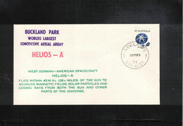 Australia 1975 Space / Raumfahrt  Solar Spacecraft Helios Interesting Letter - Ozeanien