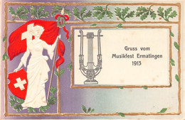 Ermatingen Musikfest  Präge 1913 - Ermatingen