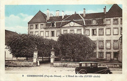 - Puy De Dôme -ref-A907- Combronde - L Hotel De Ville - Voiture - Voitures - Automobile - - Combronde