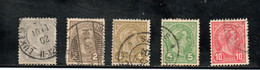 LUXEMBOURG 1895 O - 1895 Adolphe Right-hand Side
