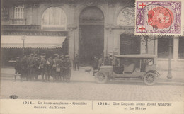 Le Havre :  La Base Anglaise Au Havre Et Timbre Belge         ///   REF.  Sept.  20   ///   N° 12.913 - Guerra 1914-18